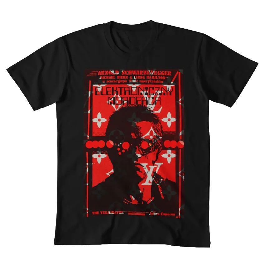 T-800-винтажный постер из полированной пленки футболка полировка Ретро стиль 800 ai