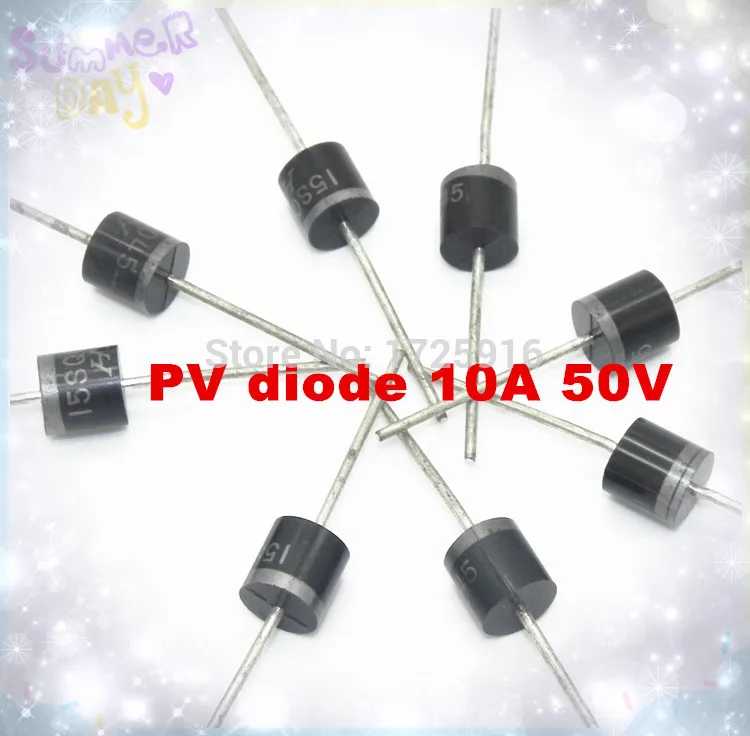 

50 pieces high quailty module junction box pv schottky diode 10A 50V