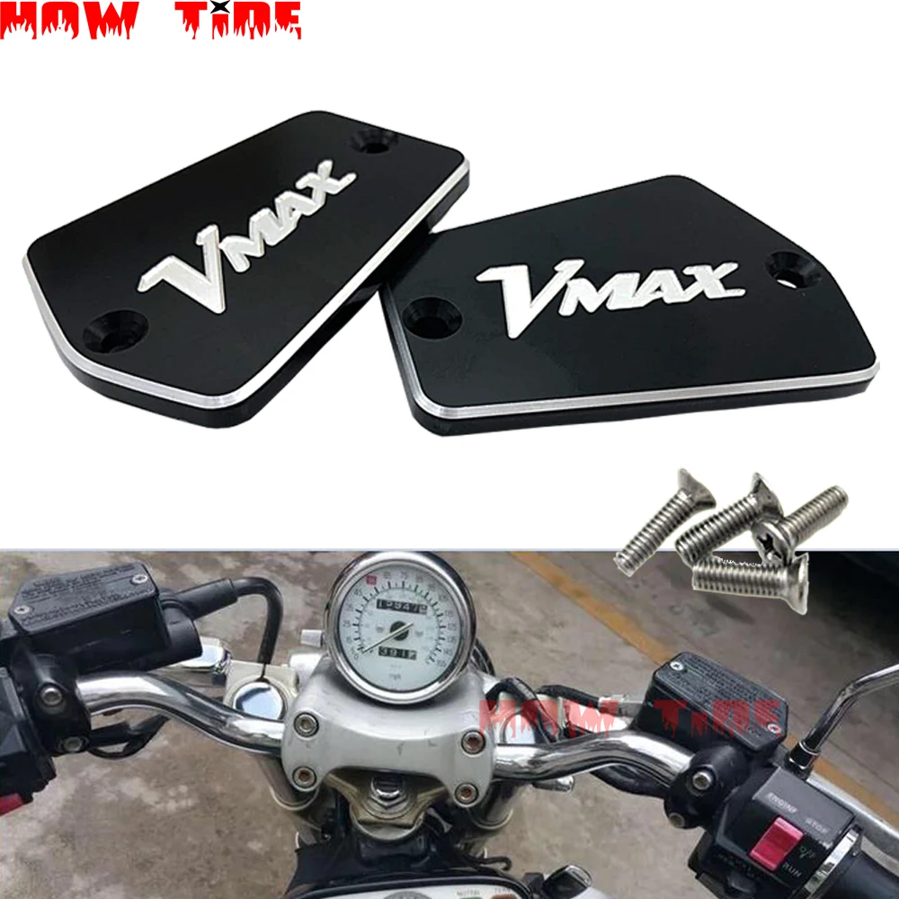 

For Yamaha V Max Vmax 1200 Carbon 1985-2007 motorcycle parts Billet Fluid Reservoir Cap BLACK