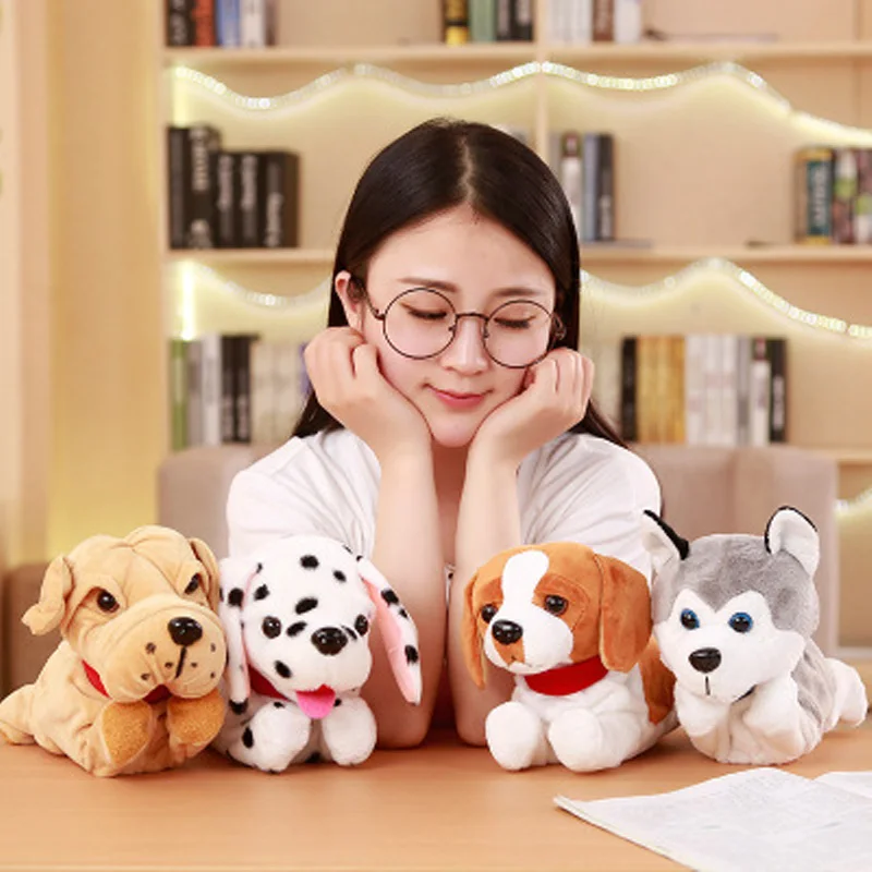 Электрическая собака со звуковым управлением Детские интерактивные игрушки