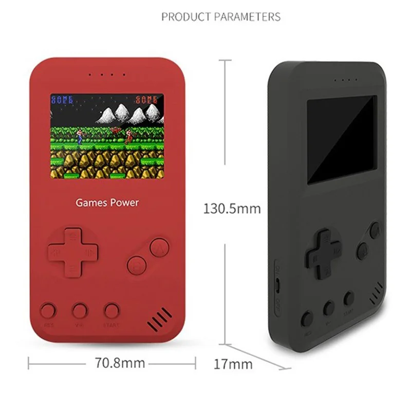 Функция Power Bank 500 игр в 1 портативная мини Ретро игровая консоль Ручной игровой