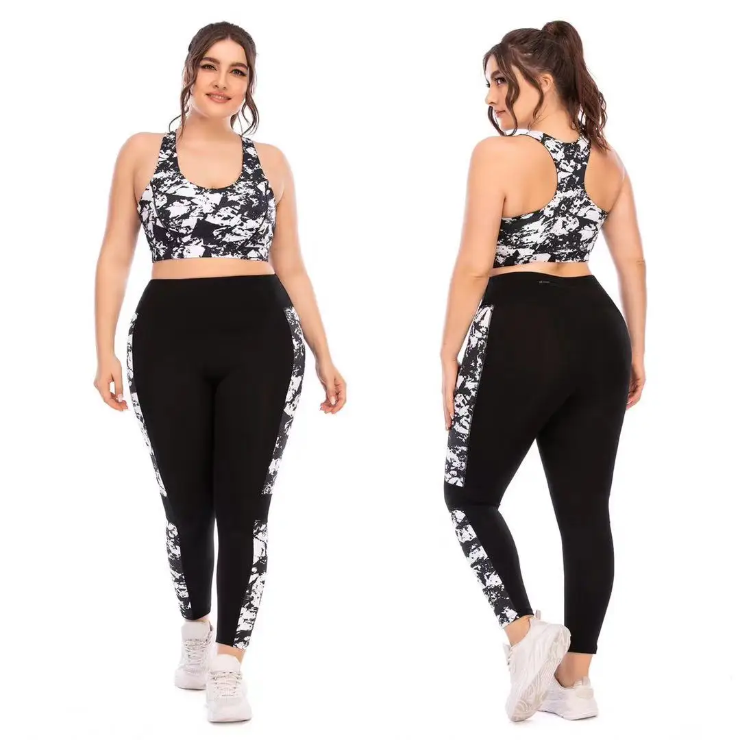 

Women Sport Set Yoga Sports Bra High Waist Leggings Sports Suit Athletic Yoga Set for Women Gym