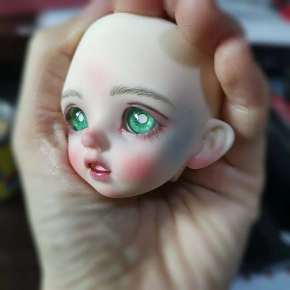 Глаза bjd зеленые акварельные для очков 1/4 1/3 1/6 1/8 BJD Кукла SD MSD пластик 12 мм 14 16