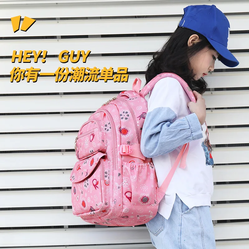 Школьные ранцы для девочек водонепроницаемый рюкзак учебников ортопедический