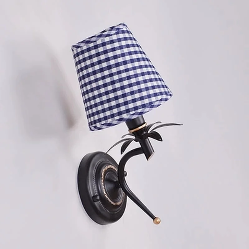 Светодиодный современный классический Железный настенный светильник синего