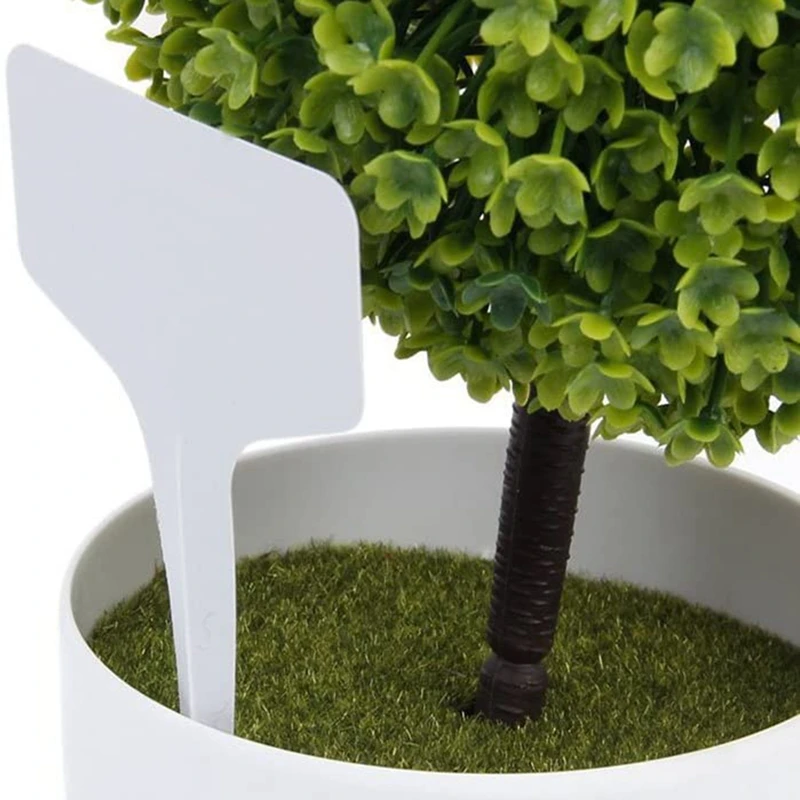 300 шт. пластиковые Т образные маркеры для растений 6 х10 см|Маркеры растений| |