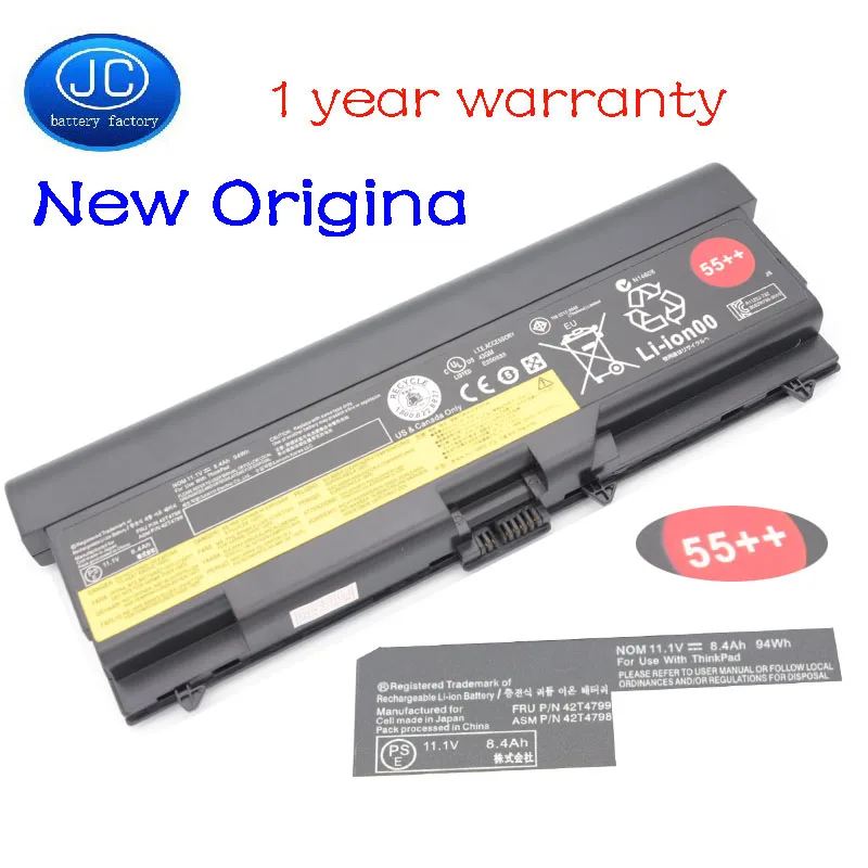 Оригинальный аккумулятор JC 42T4799 42T4798 для Lenovo ThinkPad E40 E50 E420 E520 T430 T420 T410 SL410K SL510 T510 W510