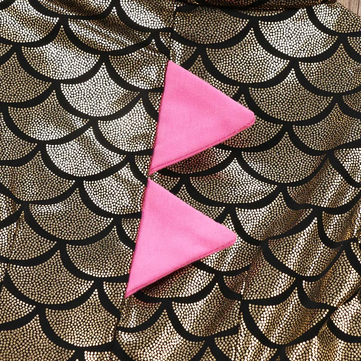 

Kids Set Girl Princess Dinosaur Long Sleeve Hooded Dress Party Cosplay Costume