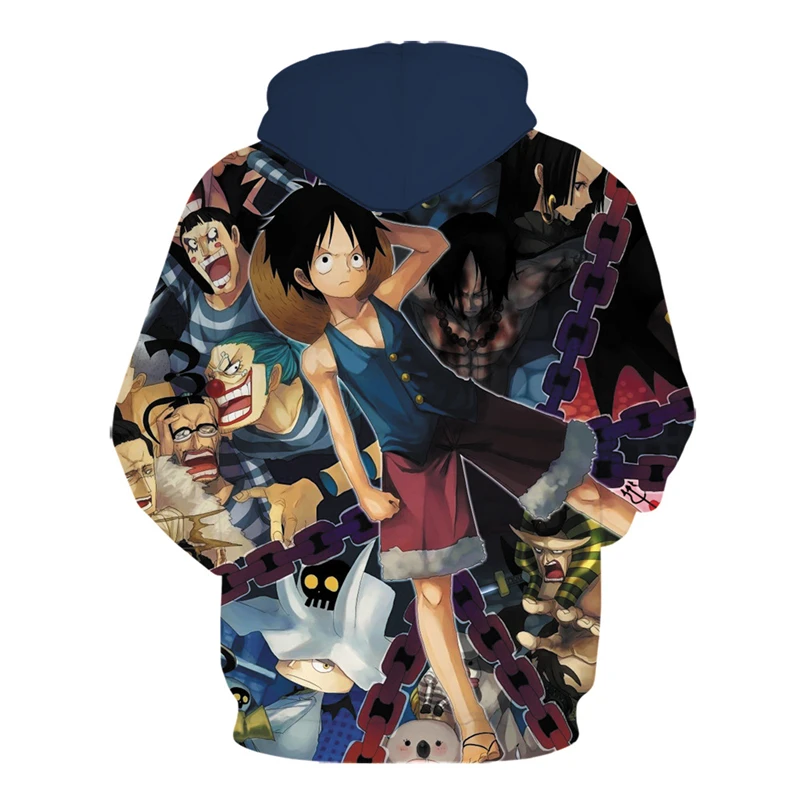 

ONE PIECE Cosplay Jacket with Hat Hoodies Sweatshirts Headgear Coat Anime Adult COS Clothing Christmas Halloween Gift