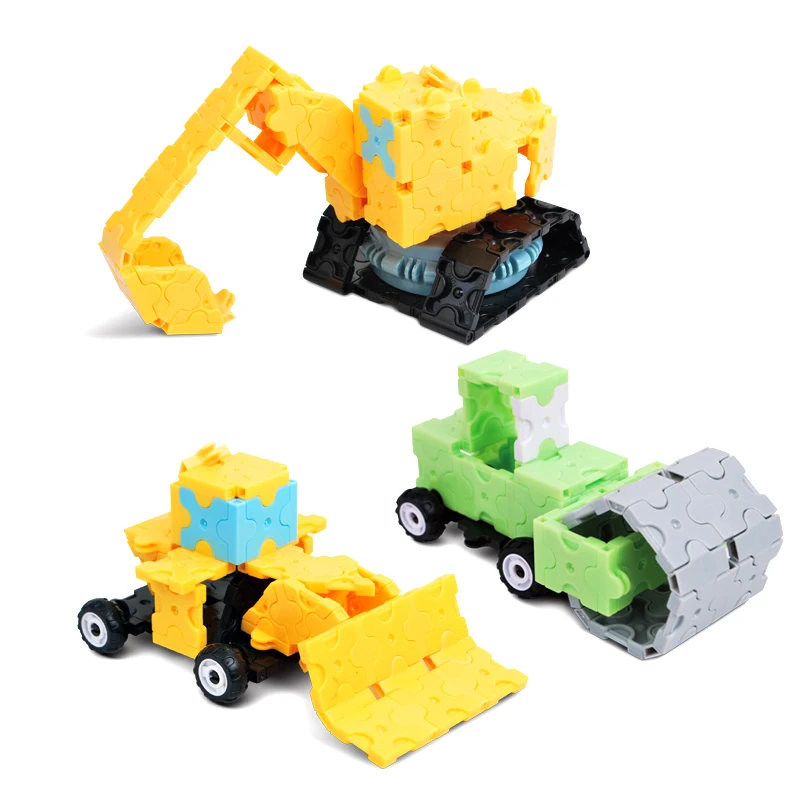 Конструктор сочетается с 380 строительными блоками совместимыми волшебными Laq