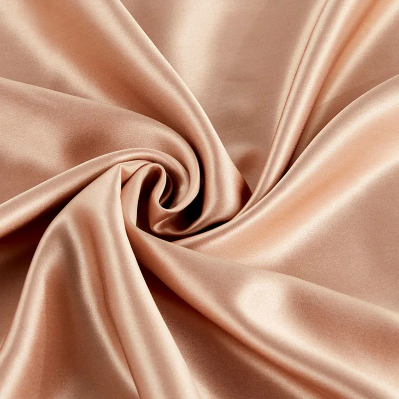 

6A Quality 22Momme Glossy Mulberry Silk Fabric Super Smooth Satin Silk Fabric Making Pillowcase DIY Eyemask Clothing Bedding
