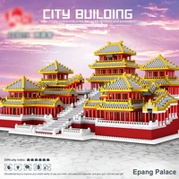 5184pcs epang palace building blocks chinese ancient architecture diy educational toys micro bricks for kids adults