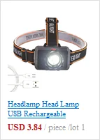 Налобный фонарь USB Перезаряжаемый Водонепроницаемый T6 светодиодный налобный фонарь, налобный фонарь, налобный фонарь
