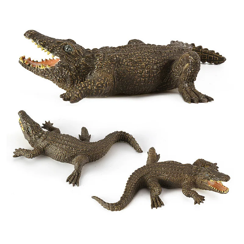 Моделирование олень крокодиловая модель жирафа пластиковая фигурка домашний