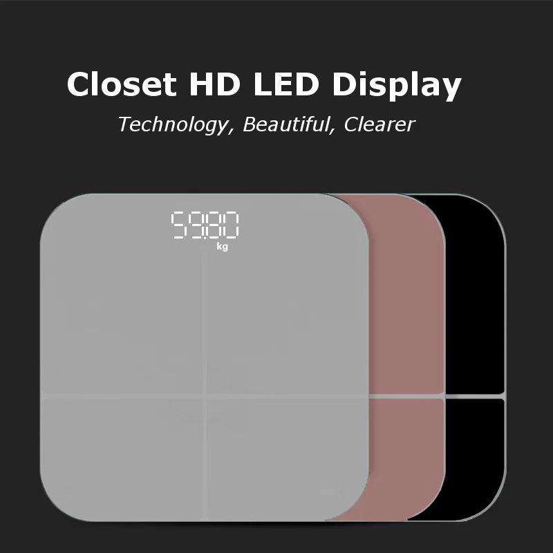 Ванная комната жировых отложений ИМТ весы цифровой человека Вес весы LCD Дисплей тела Весы напольные электронные умные весы для взвешивания