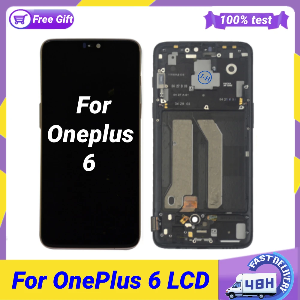 

Оригинальный OLED-дисплей для Oneplus 6 A6000, ЖК-дисплей с рамкой, сенсорный экран, дигитайзер в сборе, сменный ЖК-дисплей для OnePlus6 LCD