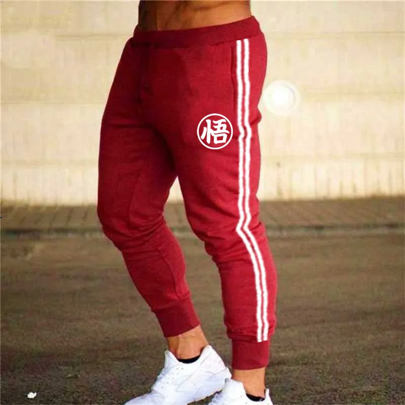 Новинка мужские спортивные штаны для тренировок бега джоггеры облегающие