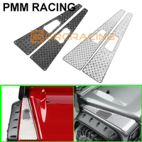 metal stainless steel hood cover skid plate decorative sheet for 110 rc crawler car traxxas trx4 defender upgrade parts