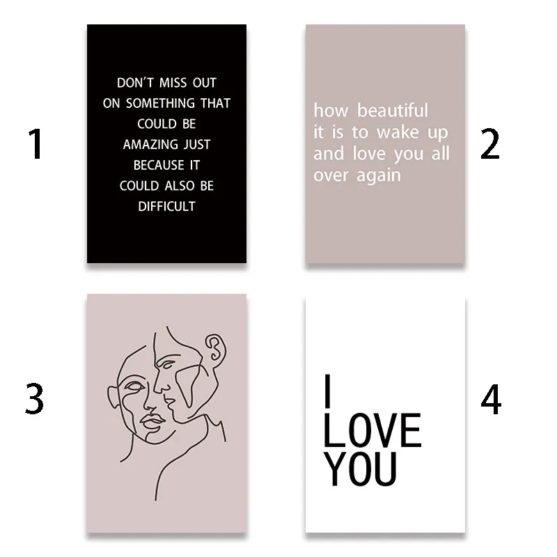 24 Модели Популярных текстильных плакатов в нордическом минималистическом стиле