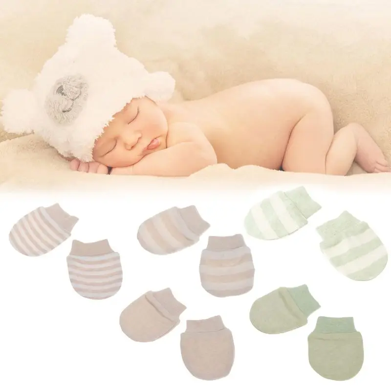 

Baby Anti Scratching Gloves Newborn Protection Face Cotton Scratch Mittens Q1FE