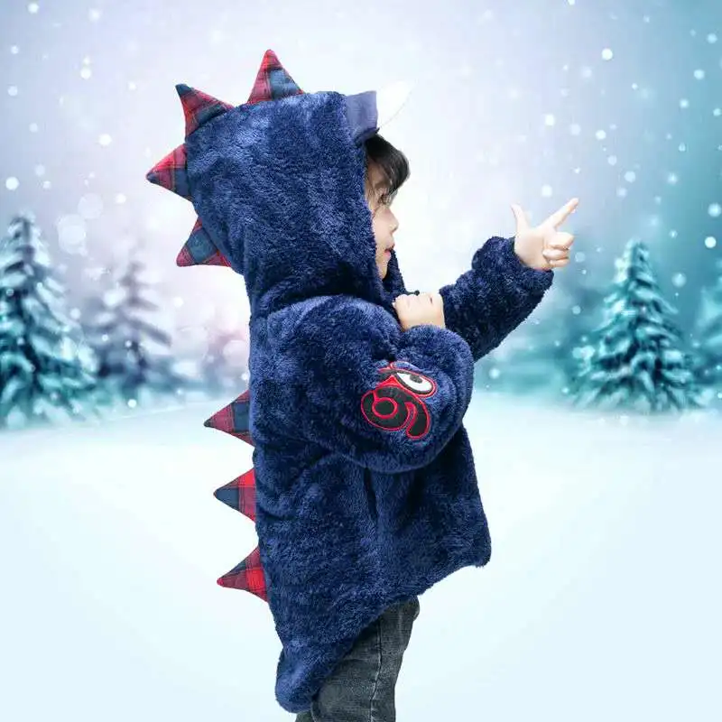 Детская теплая куртка с меховым воротником на осень/зиму|Пальто и парки| |