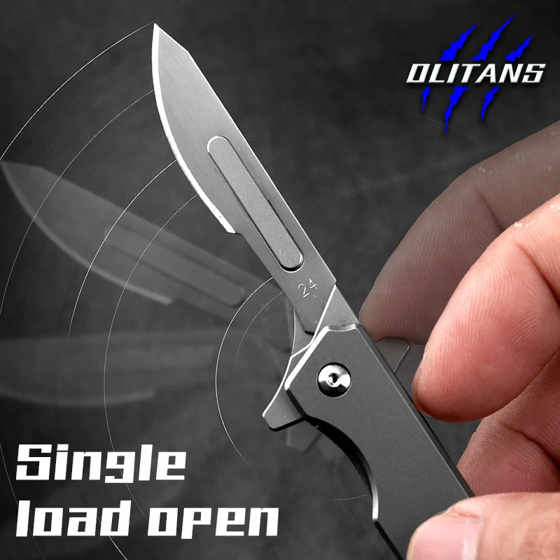 Мини-скальпель из титанового сплава с ЧПУ быстро открывающийся медицинский