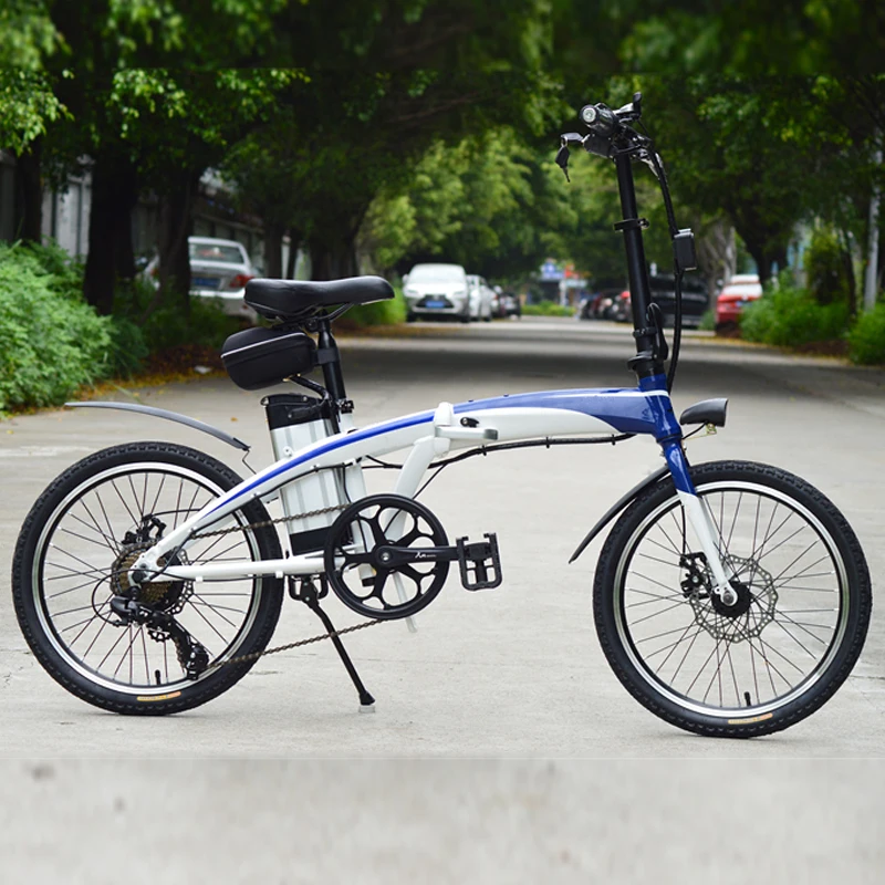 Электрический велосипед мини складной электрический из алюминиевого сплава