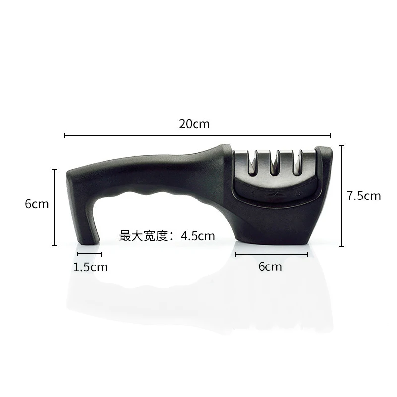 

ZK30 Knife Sharpener 3 Stages Professional Kitchen Stone Grinder knives Whetstone Tungsten Diamond Ceramic Sharpener Tool