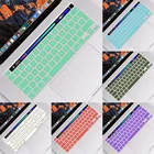 Redlai для MacBook Pro 16 дюймов A2141 Сенсорная панель 2020 2019 Европейская Испанская версия Мягкий силиконовый чехол для клавиатуры защитная наклейка