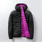 Женская зимняя куртка, светильник Кая парка на утином пуху, двухсторонняя Женская пуховая куртка, портативное ветрозащитное пуховое пальто, женская куртка