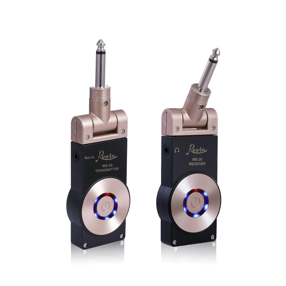 Rowin WS-20 2,4G Беспроводная гитарная система перезаряжаемая литиевая батарея передатчик приемник 30 метров дальность передачи 4 цвета