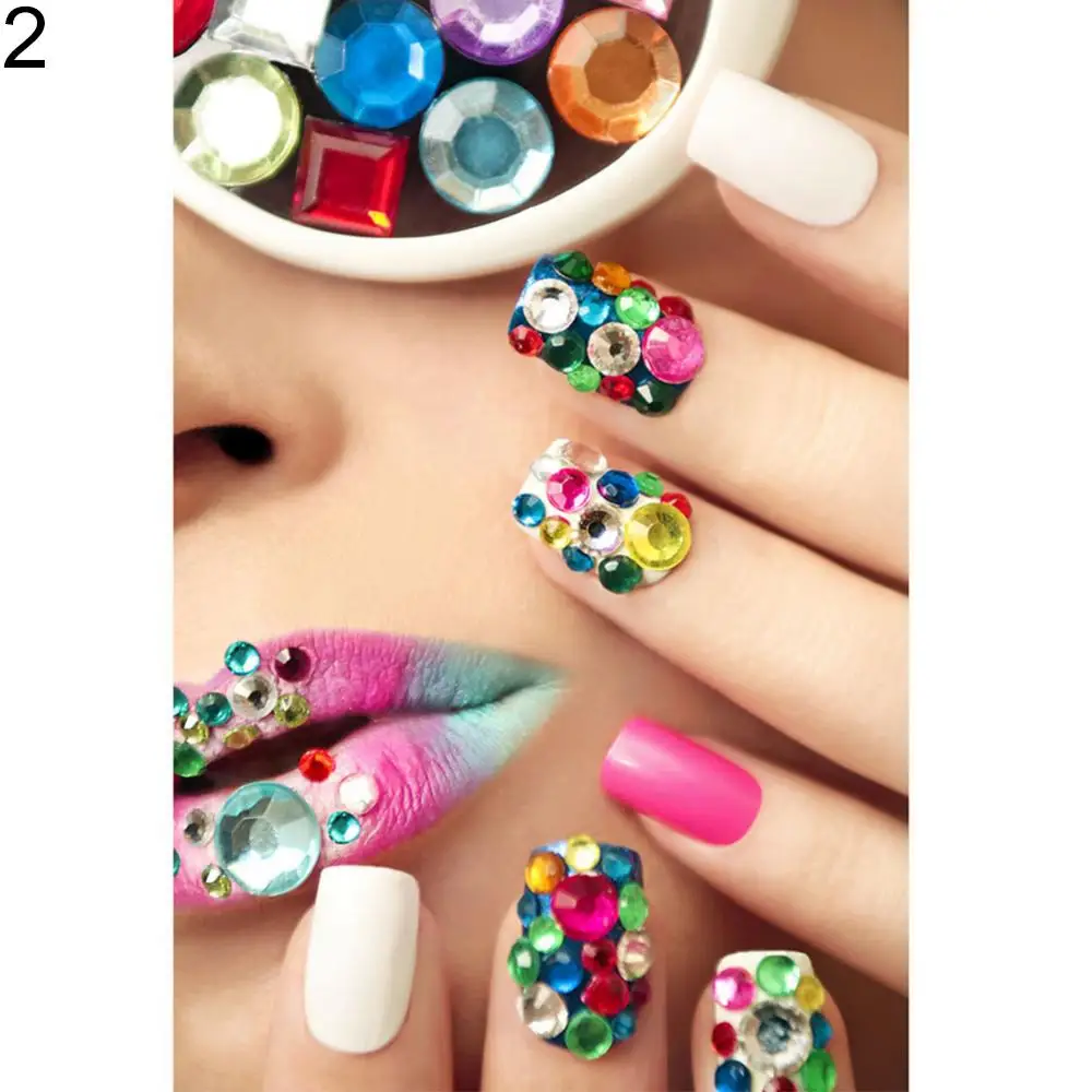 1 шт. Современная Скандинавская Мода Дизайн ногтей для салона красоты Картина на