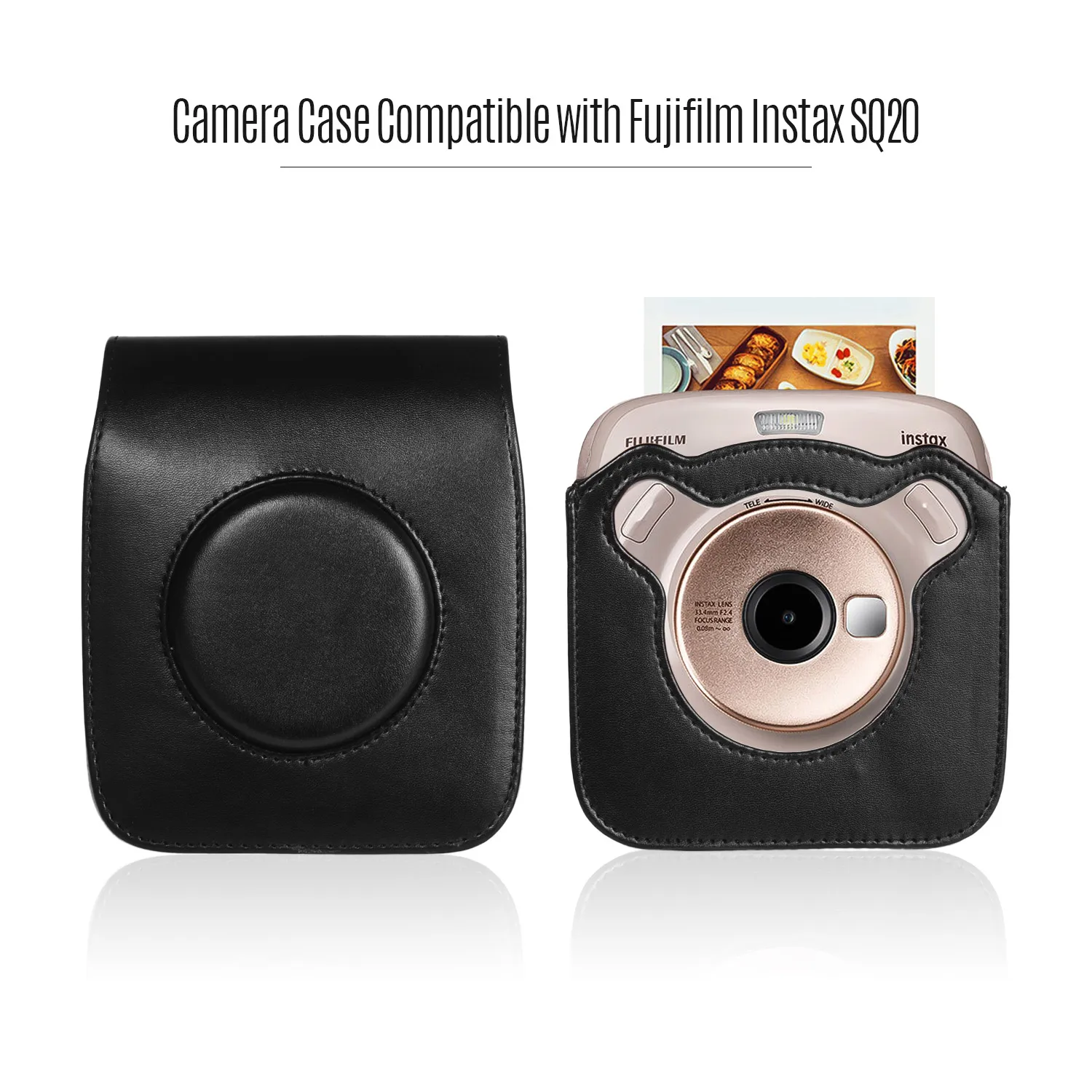 Чехол для камеры из ПУ кожи с ремешком на плечо|Сумки фото-/видеокамеры| |