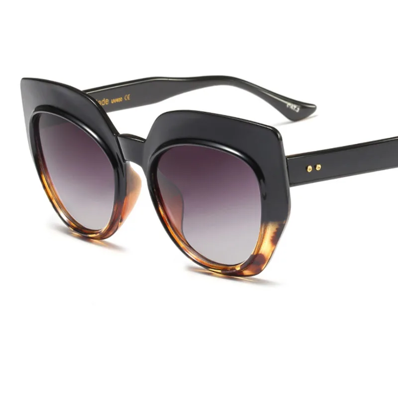 

women's sunglasses 2019 vintage Cat Eye Sunglasses feminine Fashion Luxury Shades UV400 Sexy CatEye glasses Big Vintage Brand