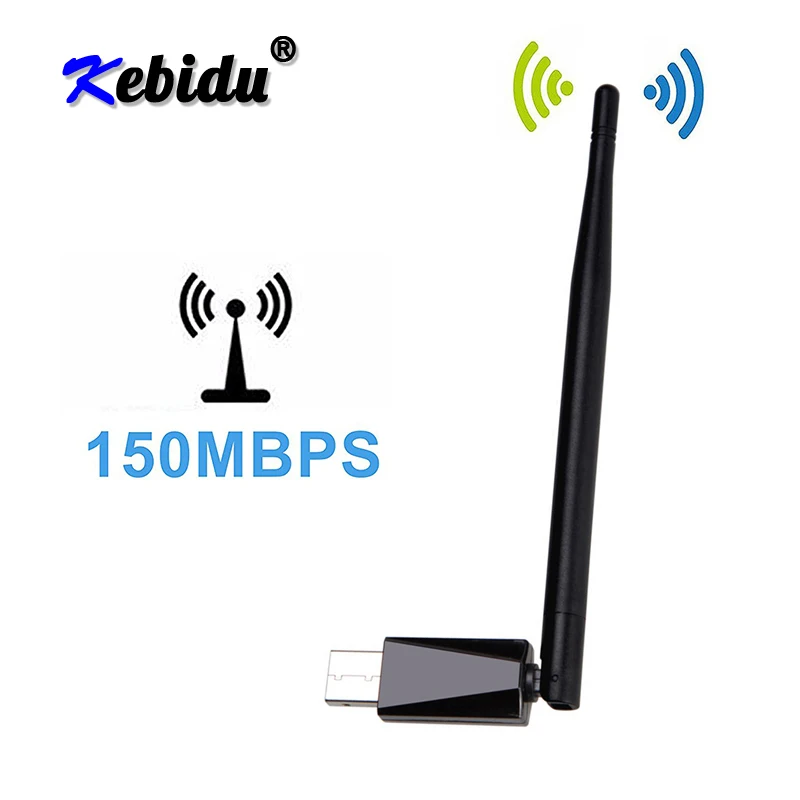 Портативная сетевая мини-карта kebidu 150 Мбит/с USB Wi-Fi беспроводная MTK7601U 802.11n/g/b
