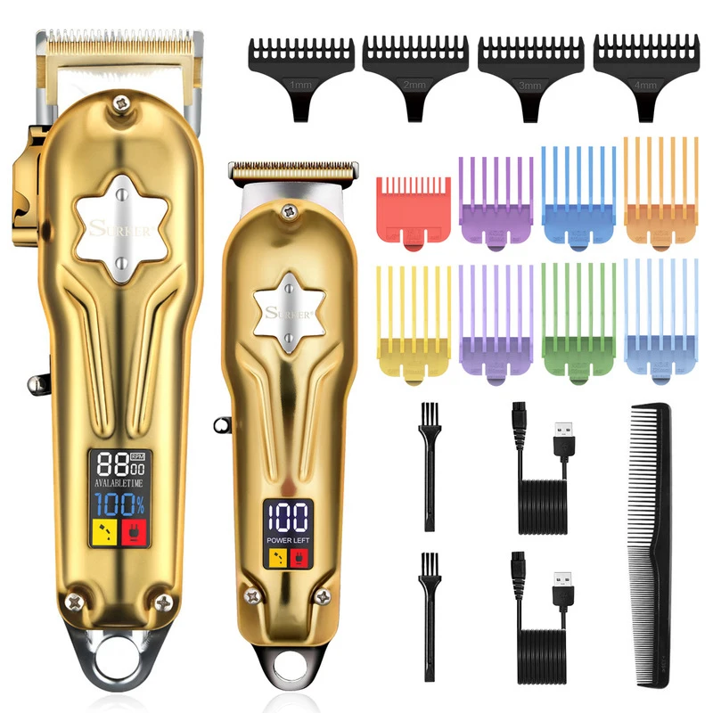Регулируемая машинка для стрижки волос профессиональный триммер парикмахерский