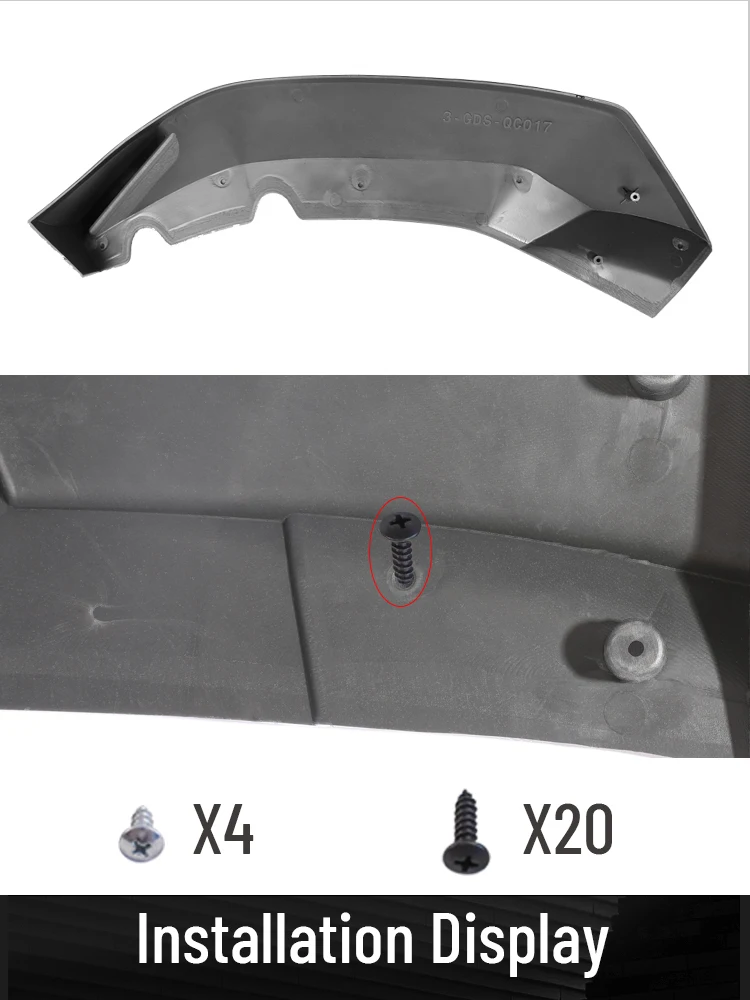 Спортивный передний бампер для губ спойлер сплиттер диффузор съемный M tech