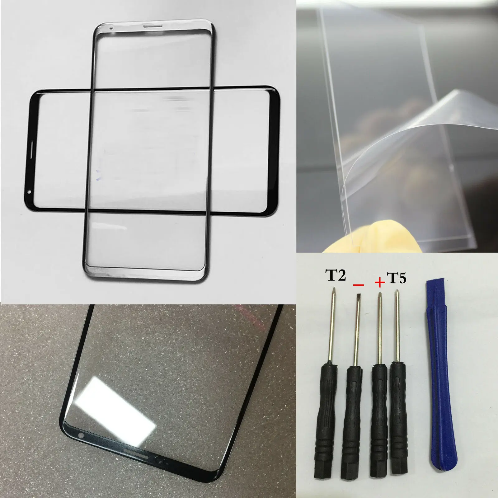 

Внешний фронтальный экран OEM, стеклянный объектив для LG V30/H930/H931/H932/H933/VS996 6,0 "+ OCA