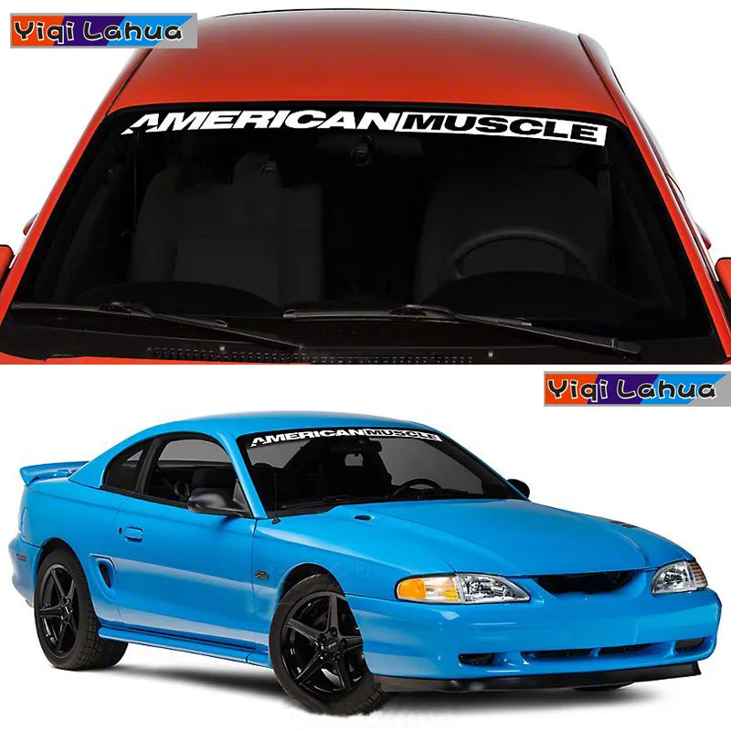 Наклейка на переднее и заднее стекло автомобиля наклейка окно для Mustang Comaro