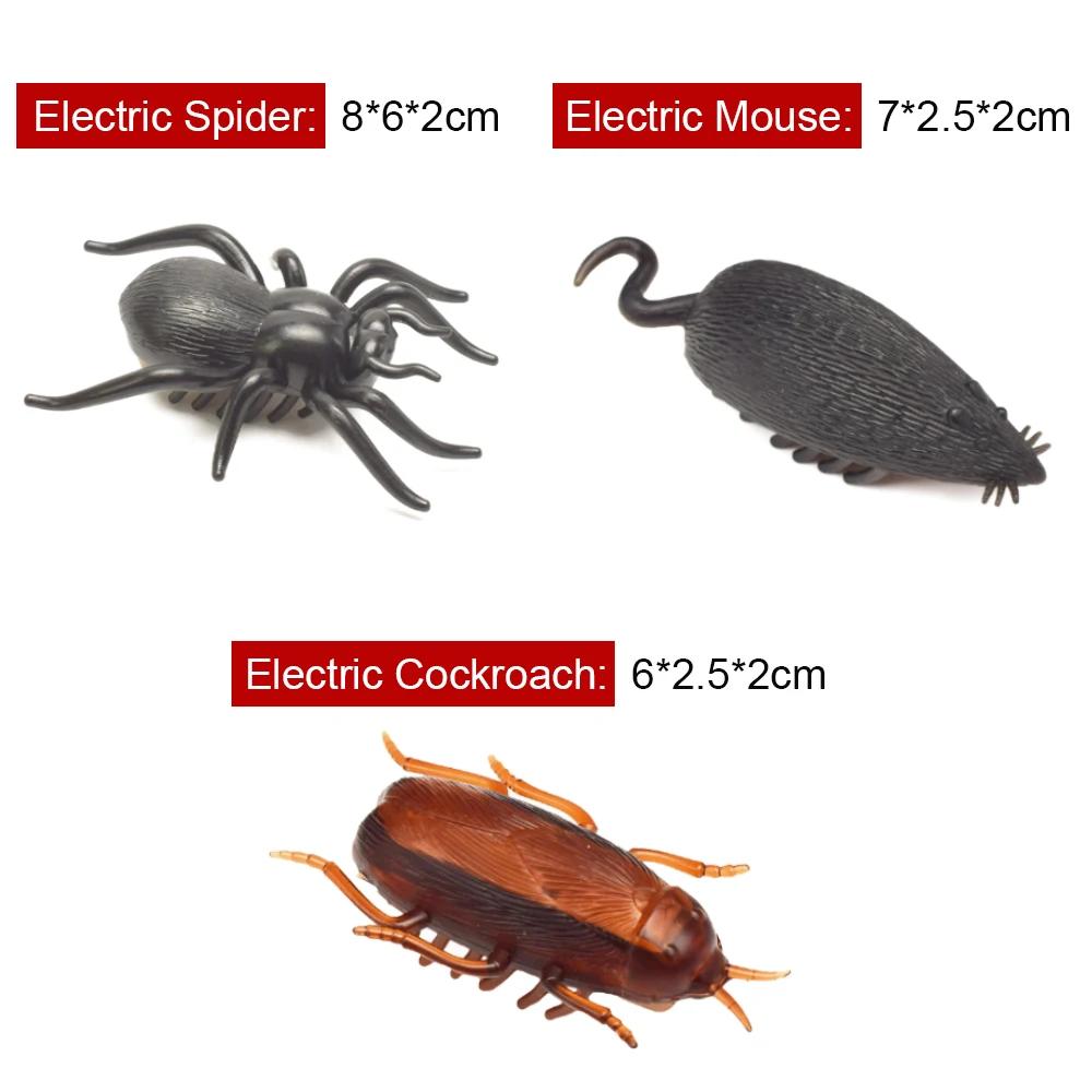 Забавная электронная игрушка для домашних животных кошек тараканов мышей пауков