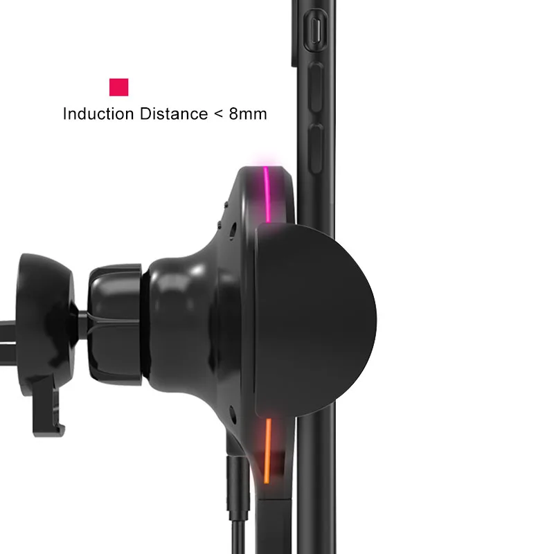 Автомобильное беспроводное зарядное устройство держатель телефона
