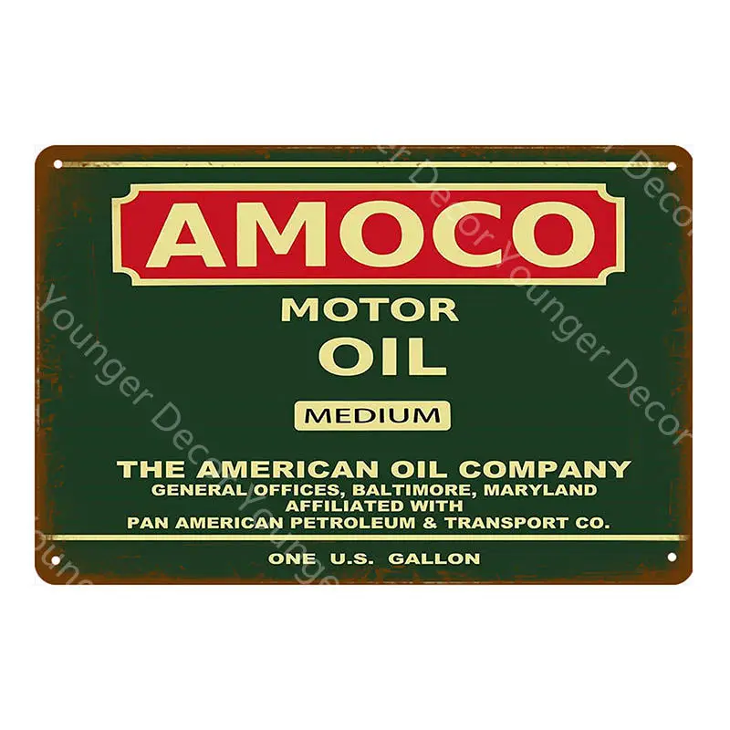 YD8435H Винтаж Texaco Esso STP индийский Чемпион гараж масло металлические знаки плакат Декор для бара паба железная живопись дома искусство YH032 - Цвет: YD8435H