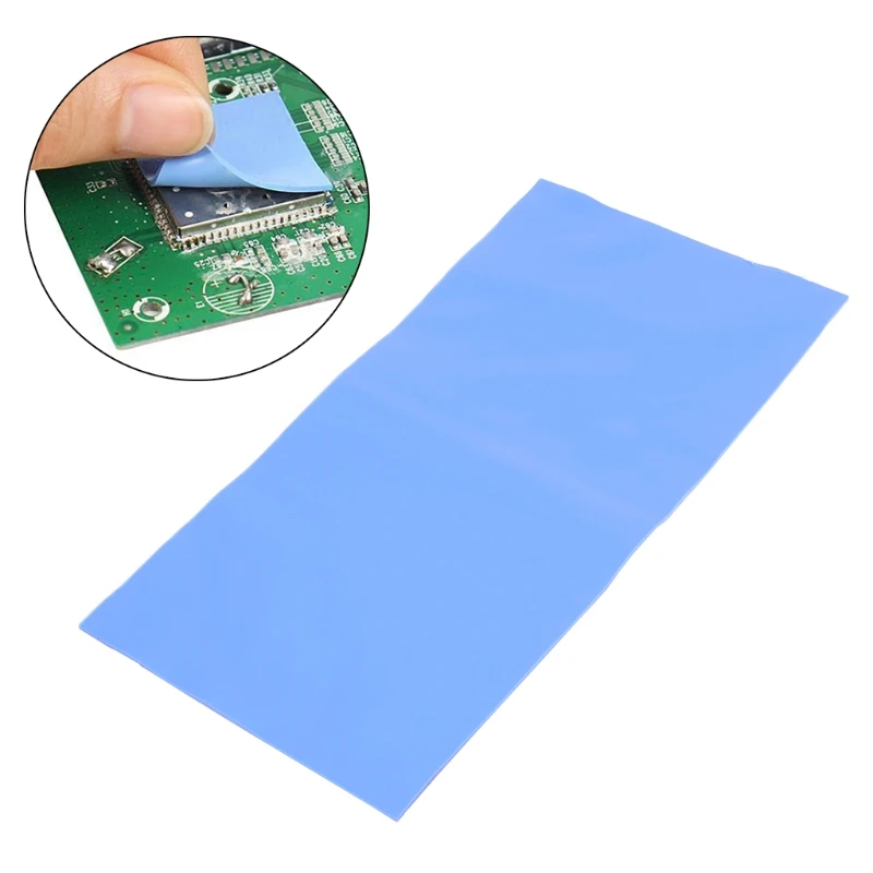 

200*400*1mm Thermal Conductive Pad GPU CPU LED Heatsink Cooling Silicone Sheet Dropshipping