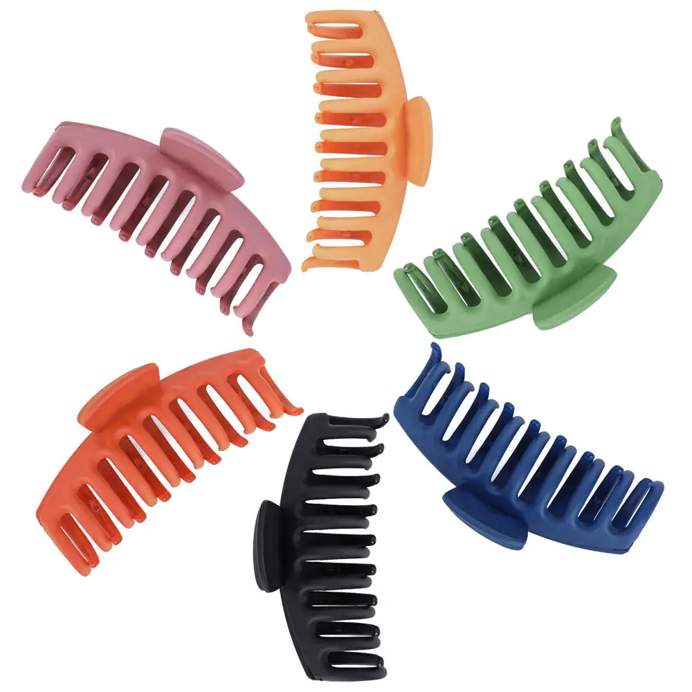 1 шт в Корейском стиле модные однотонные Цвет скраб смолы заколки для волос с