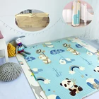 Ковер для детей складной детский игровой коврик большой 1 см с тяжелым основанием, из сшитого полиэтилена восхождение Road прокладка из пеноматериала безвкусный игровое одеяло игрушки с сумкой в комплекте