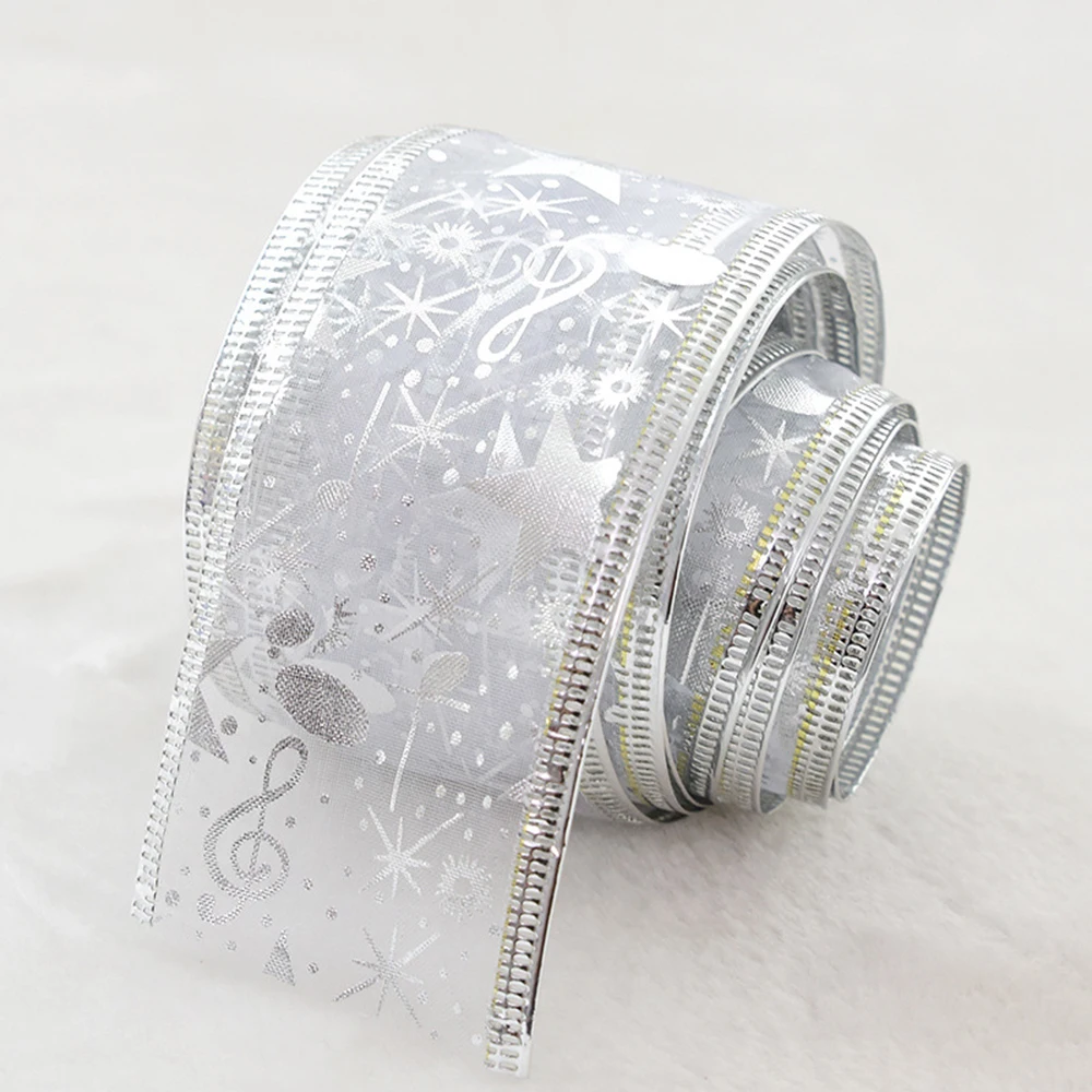 200*5 см для творчества шелковый атлас ленты цвета: золотистый серебристый