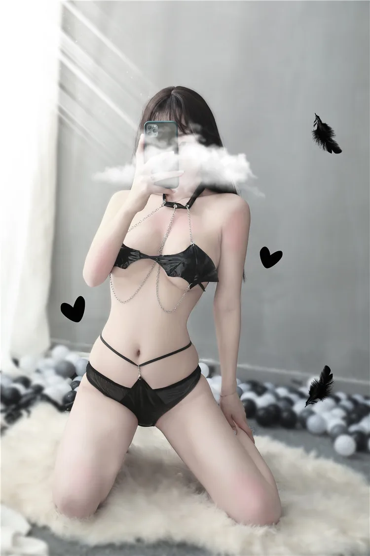 Для женщин секс с принтом маленького дьявола крыльями эротическая цепь бондаж