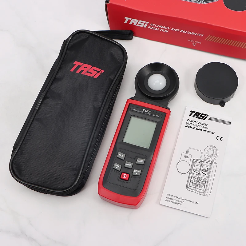 TASI TA8121/TA8123 Light Meter Photography Digital Luxmeter Integrated Illuminometer Lux/Fc Photometer Enviromental Tester |