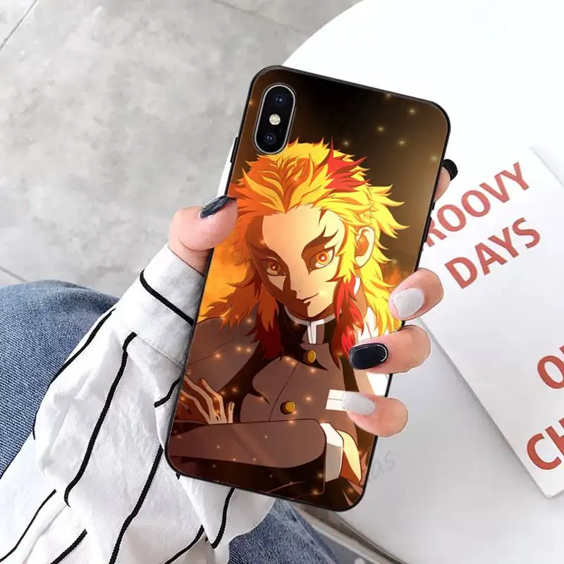 

Kyojuro Rengoku Japan anime Phone Case for iPhone 11 12 pro XS MAX 8 7 6 6S Plus X 5S SE 2020 XR