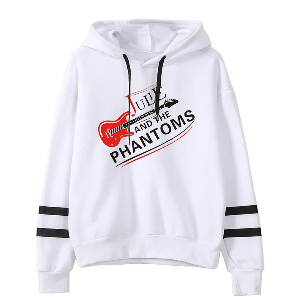 

Julie And The Phantoms Hoodies Men Women Chic Rock Guitar Print Sweatshirt Pullovers Oversized Streetwear Fashion Hip Hop Hoodie